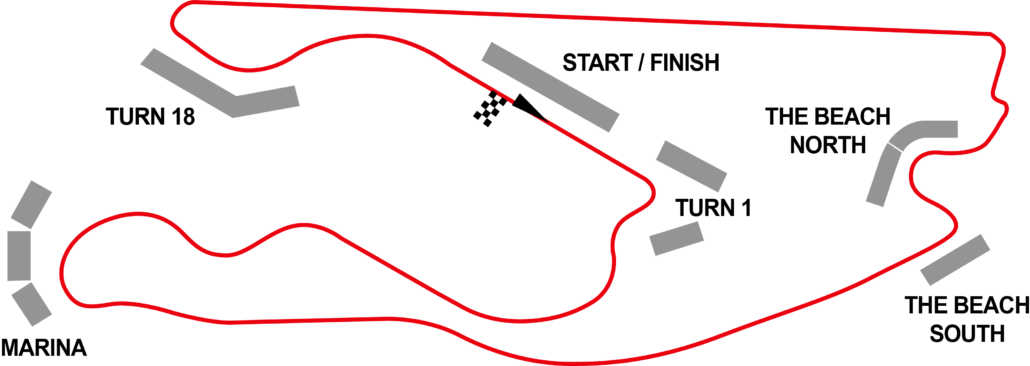 Miami F1 Circuit Map - Miami Circiut
