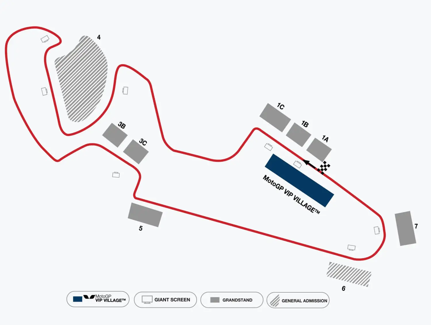 Aragon MotoGP Circuit Map