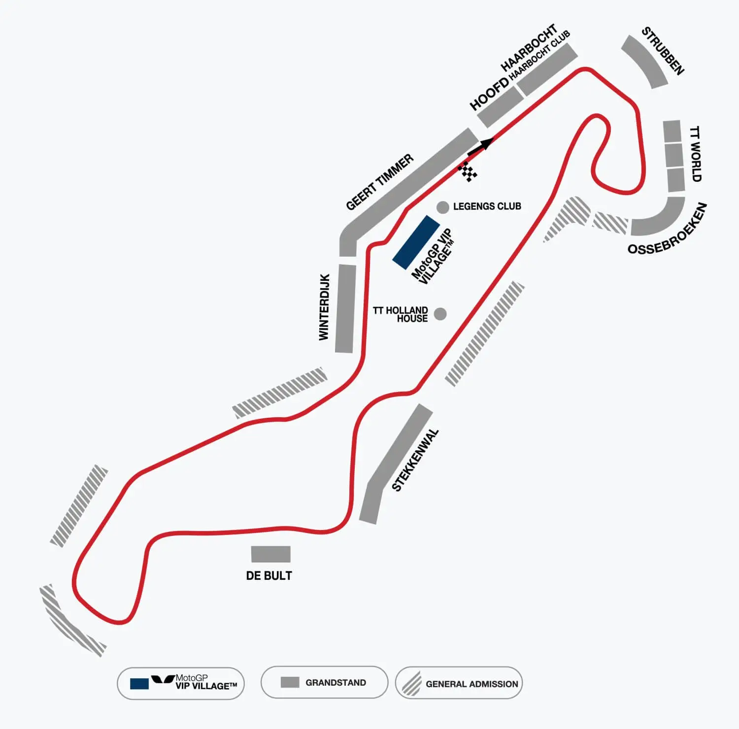 Assen MotoGP Circuit Map - Dutch TT