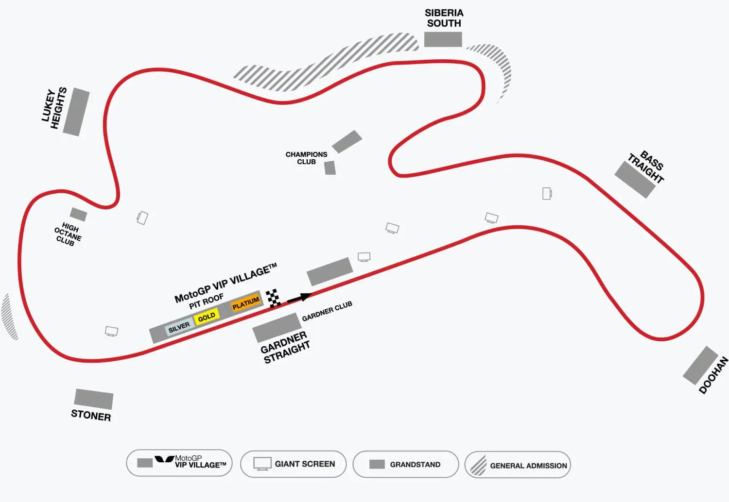 Australia MotoGP Circuit Map