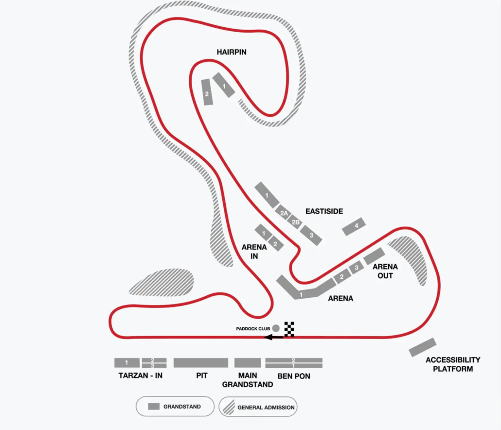 Dutch F1 Circuit Map - Zandvoort