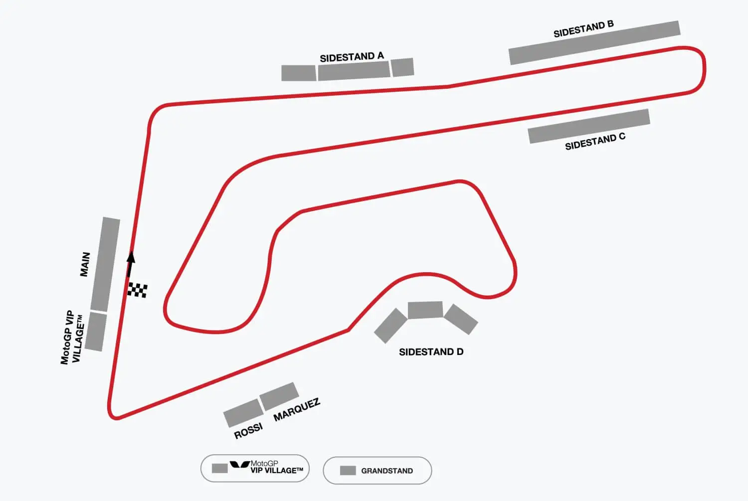 Thai MotoGP Circuit Map